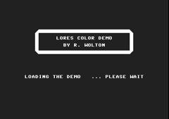 Lores Color Demo