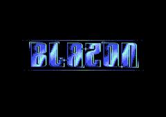 Blazon oldscool blue logo