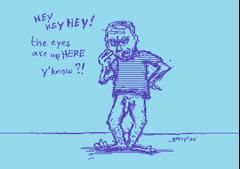 Eyes up!