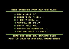 Alf Speaks