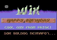 Wix's Birthday