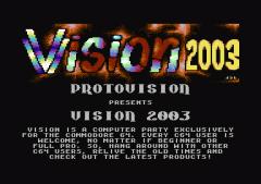 Vision 2003 invitation